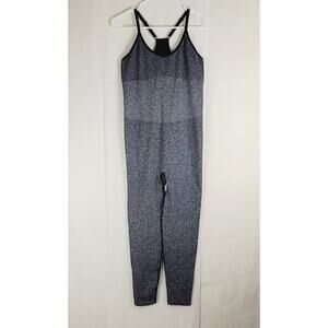 Pink Active Seamless grey racerback athletic jumpsuit Size Large Gym Loungewear